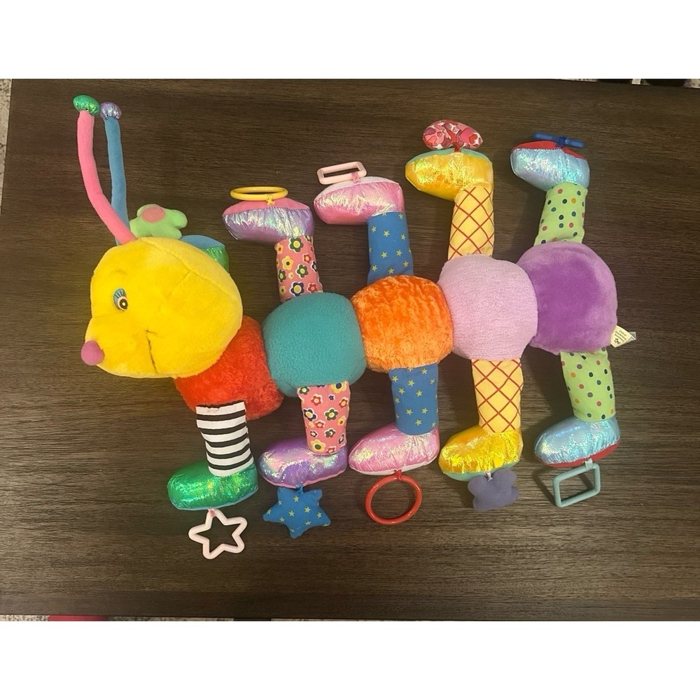 Animal Alley Baby Multi Color Caterpillar Plush Baby ToyRUs 21" long

Crinkle Ra